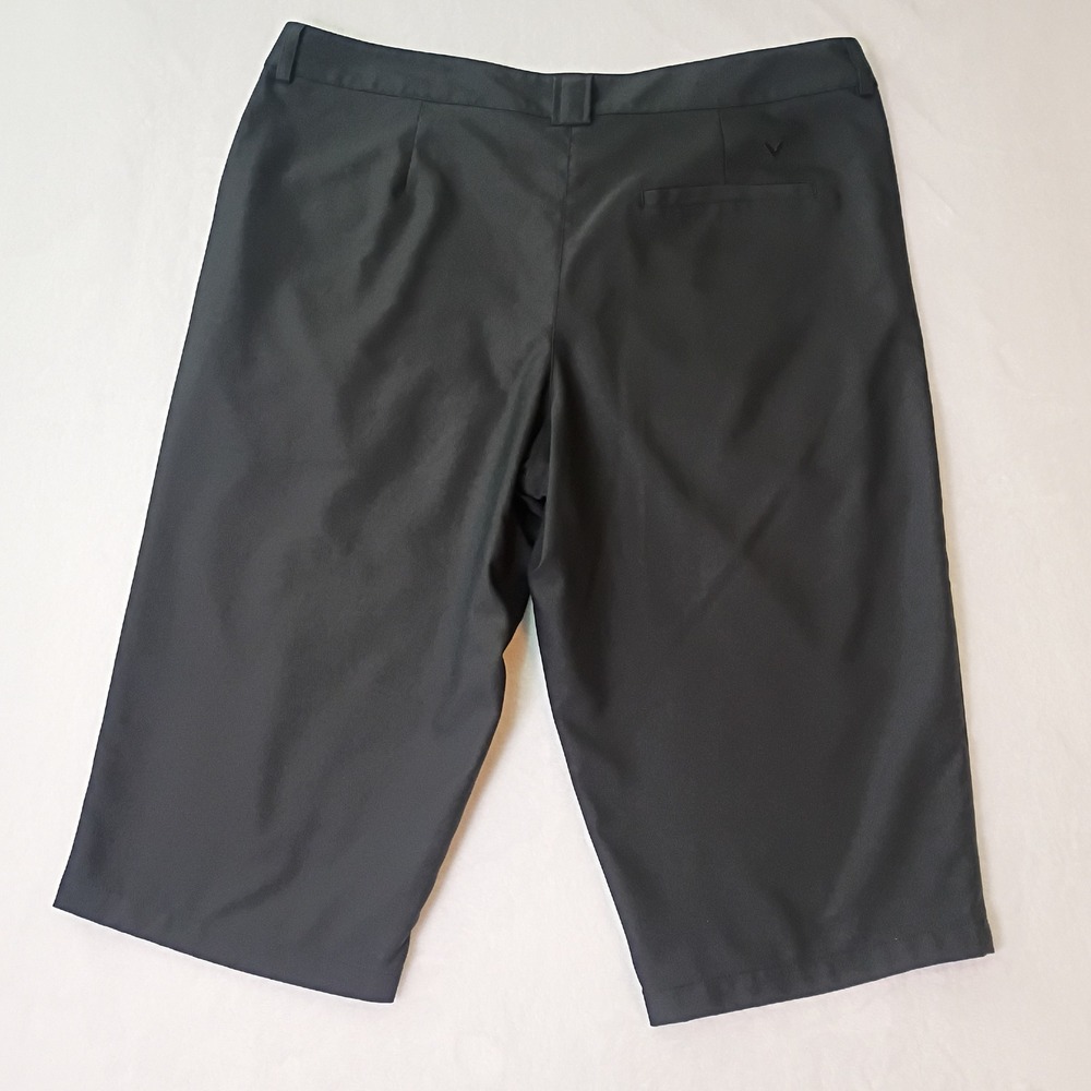 Callaway Womens Black Golf Shorts Knee Length Performance Size 14 Activewear - Picture 2 of 12